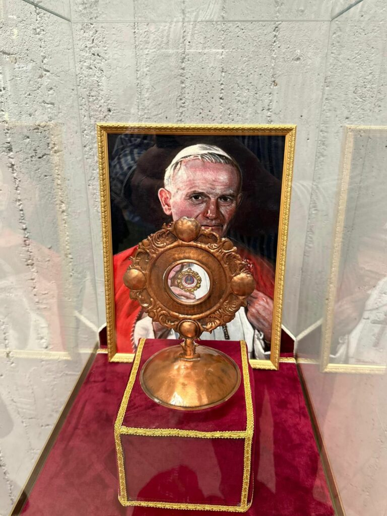 Reliquia San Giovanni Paolo II