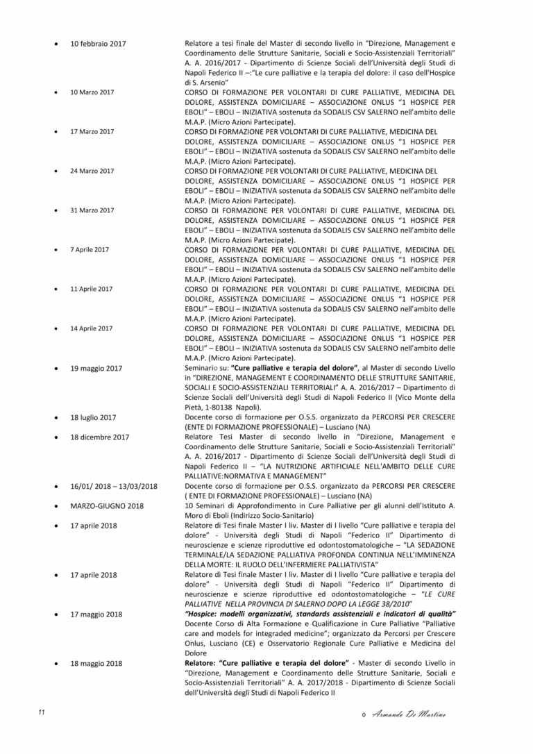 curriculum 11