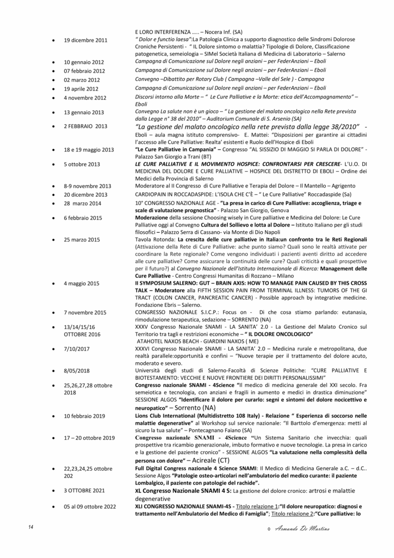 curriculum 14