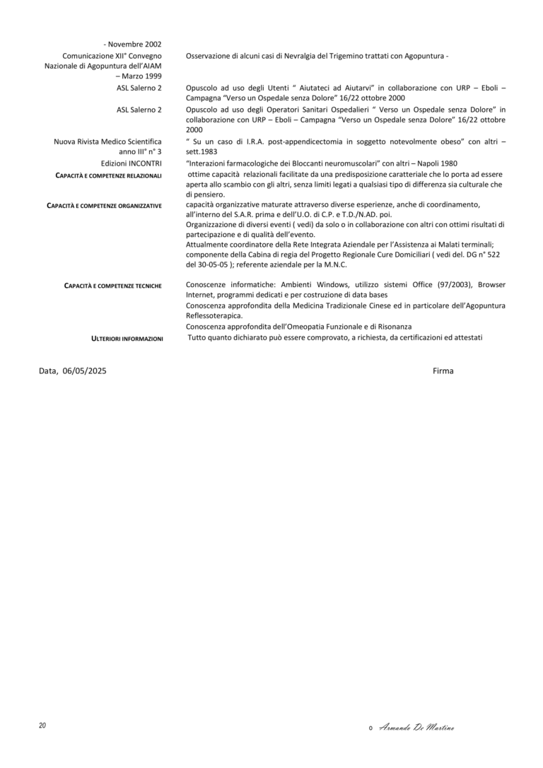 curriculum 20